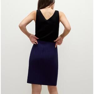 NWT Navy Noho Pencil Skirt MM La Fleur in Deep Indigo size 10
